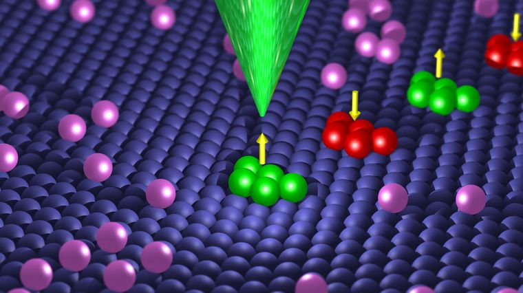 Künstlich erzeugte magnetische Cluster